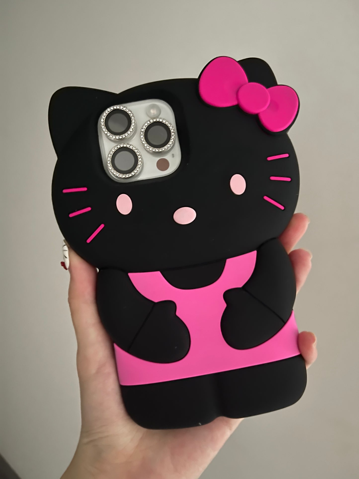 Hellokitty Shape Silicone Cute Kawaii Phone Case #0023