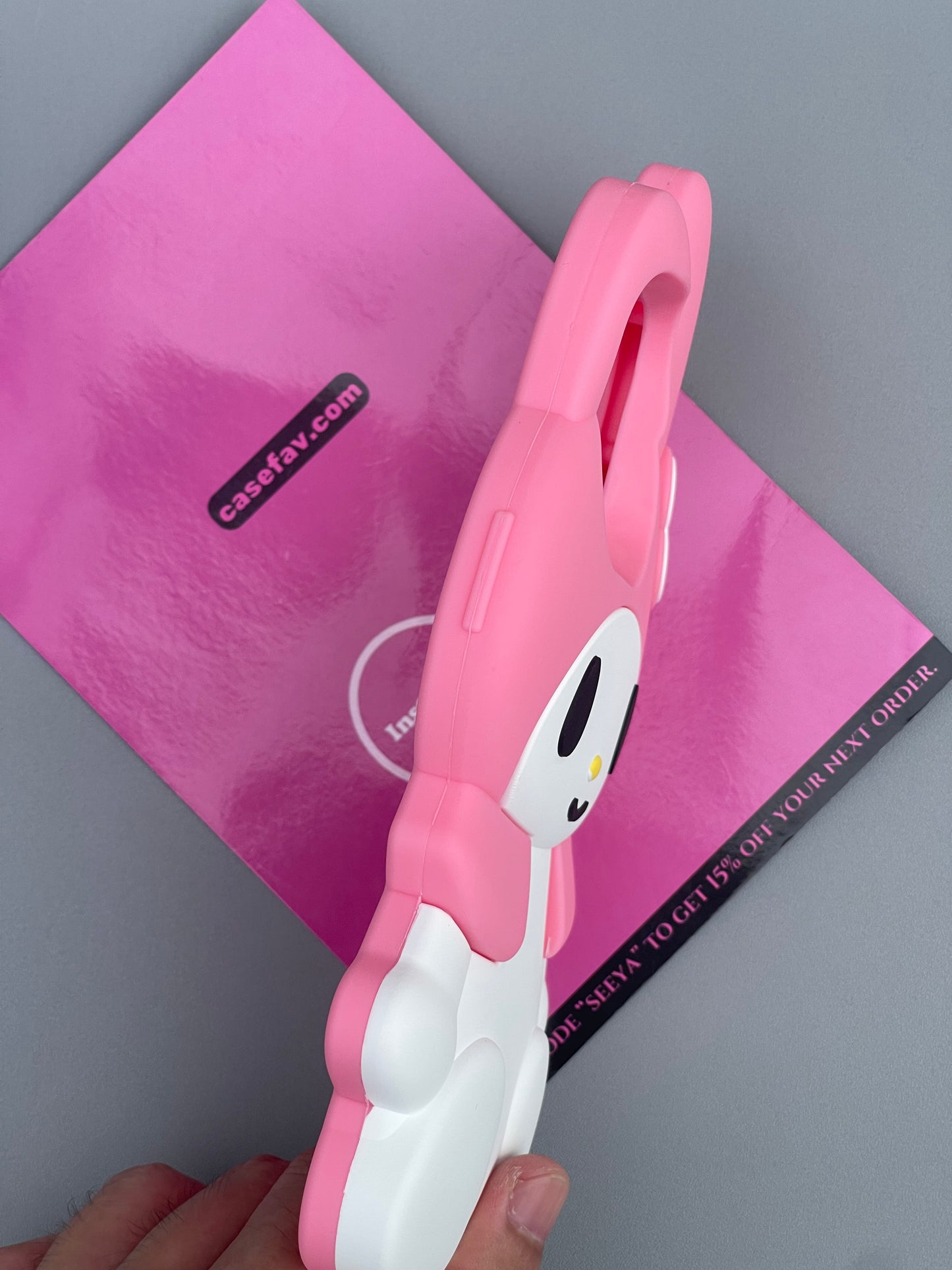 Mymelody Pink Shape Silicone Cute Kawaii Phone Case #0291