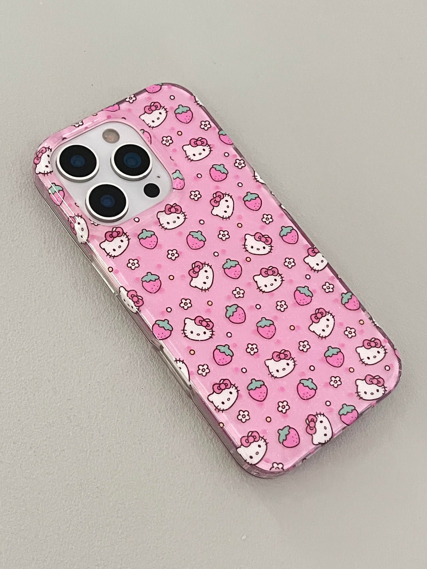 Hellokitty Pink Strawberry Cute Kawaii Phone Case #0482