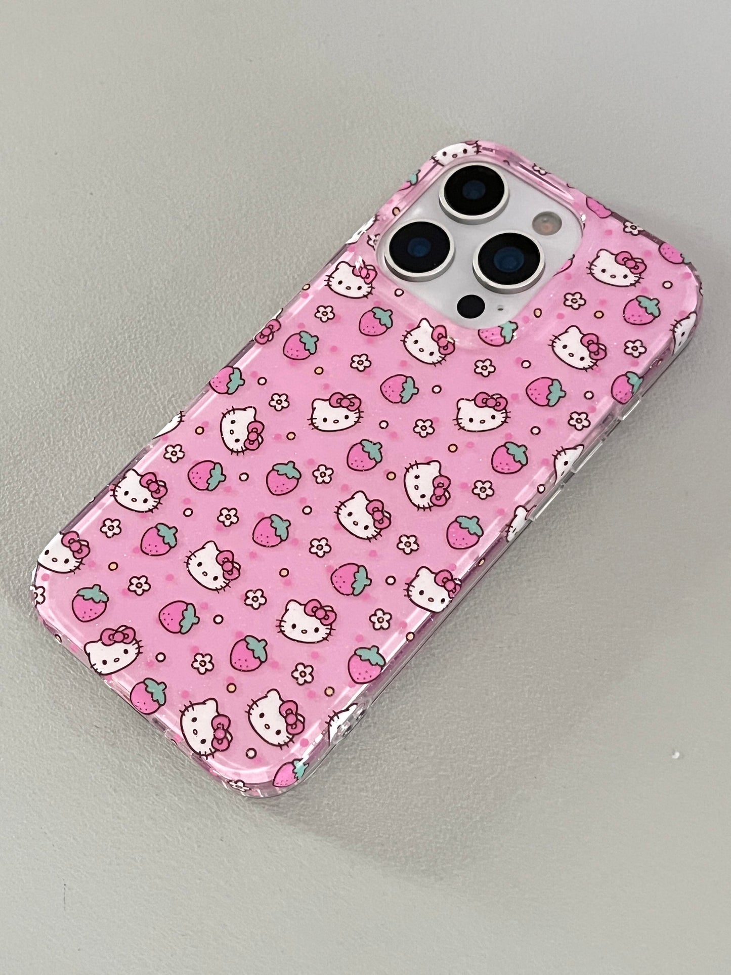 Hellokitty Pink Strawberry Cute Kawaii Phone Case #0482