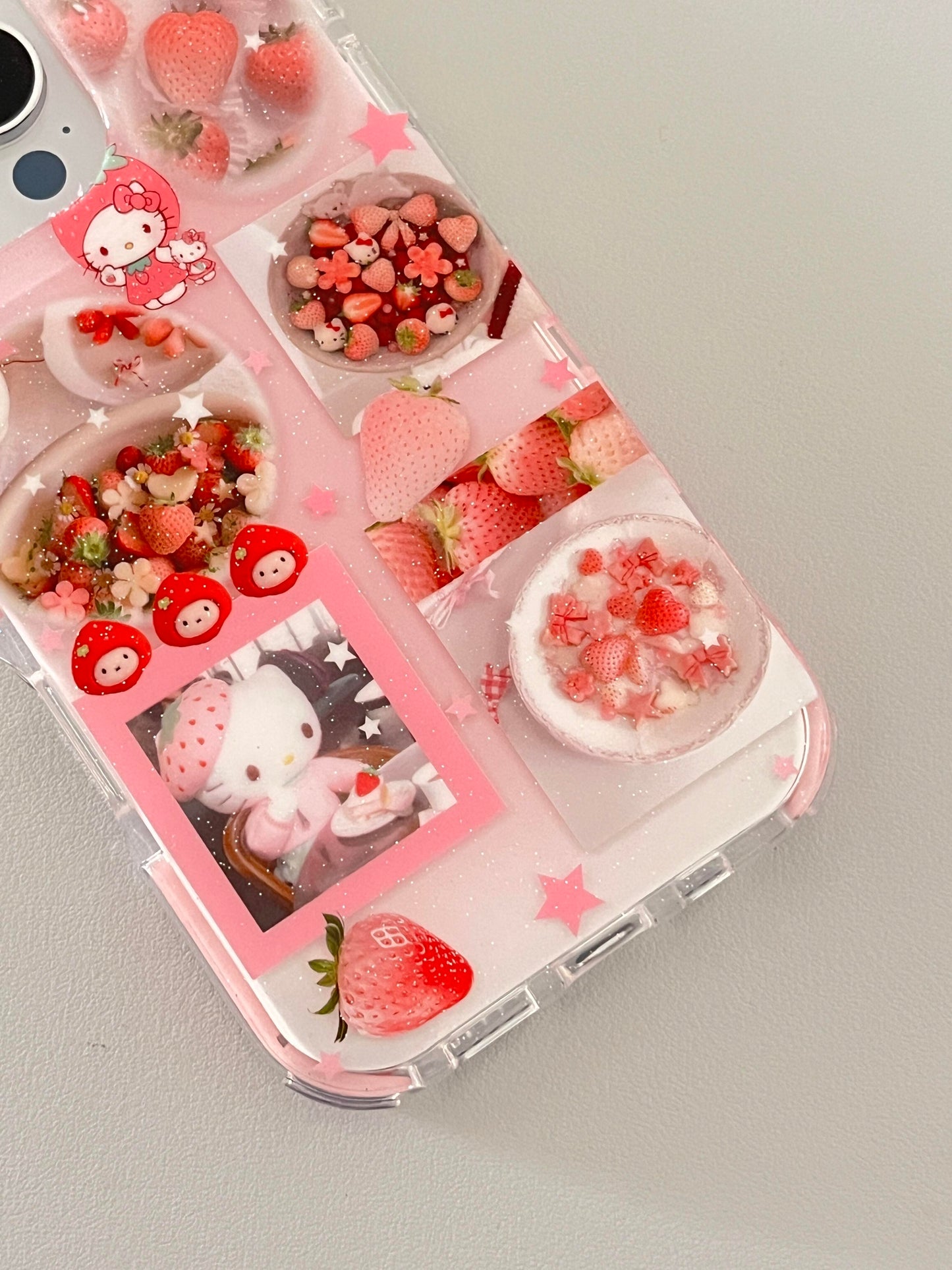 Hellokitty Pink Strawberry Cute Kawaii Phone Case #0484