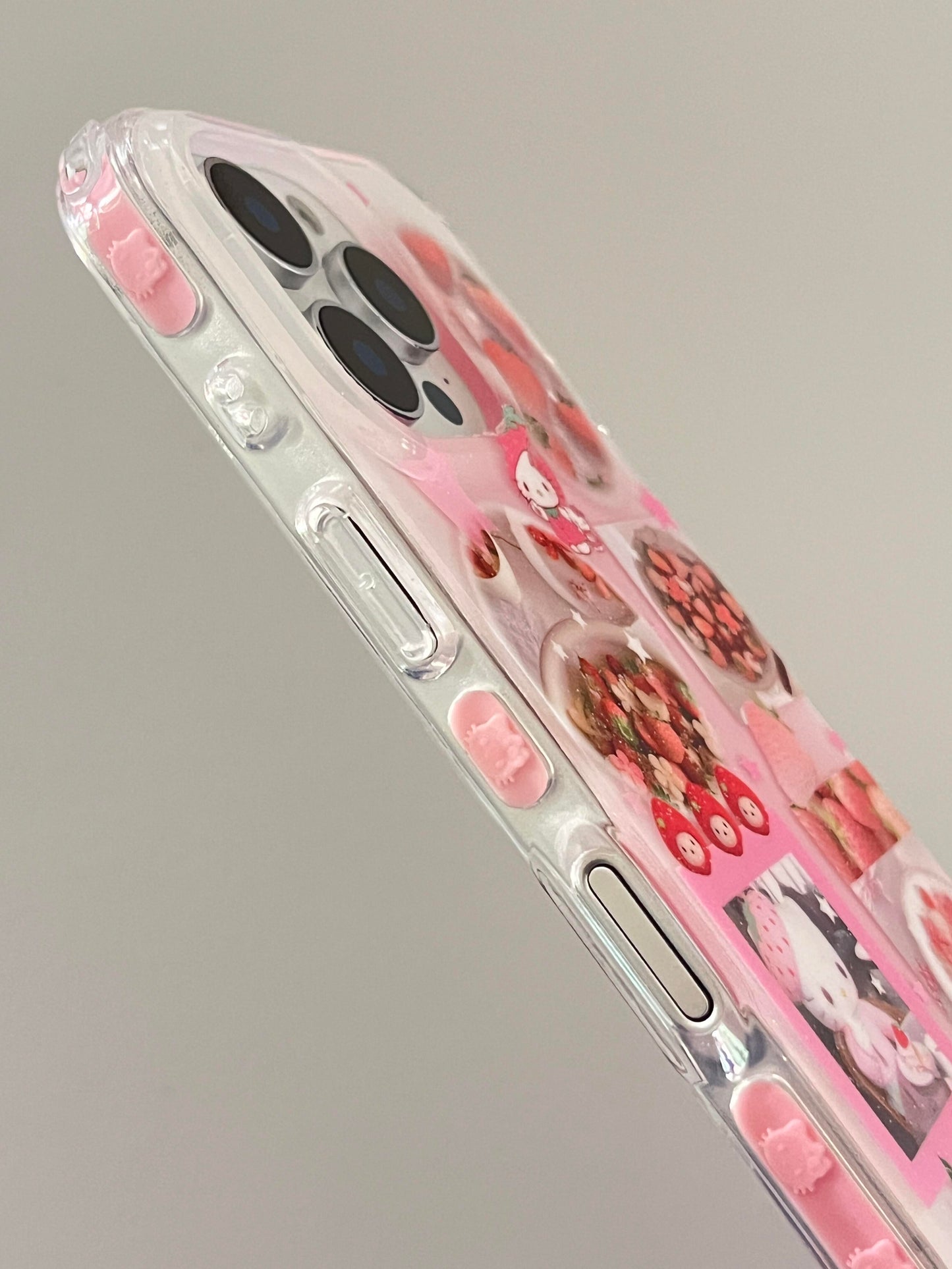 Hellokitty Pink Strawberry Cute Kawaii Phone Case #0484