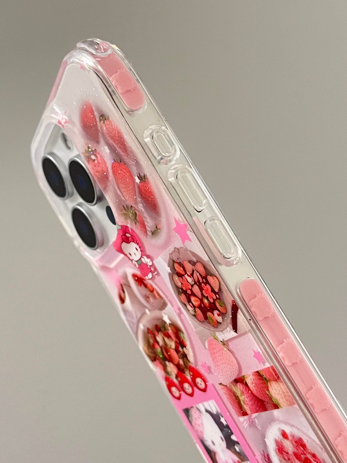 Hellokitty Pink Strawberry Cute Kawaii Phone Case #0484
