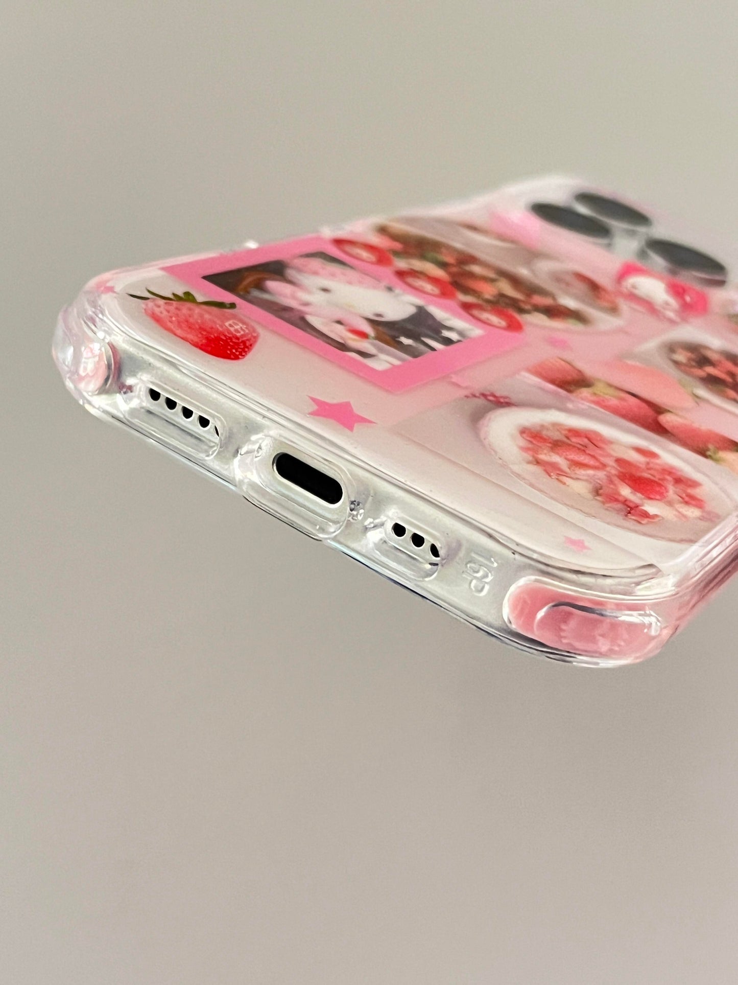 Hellokitty Pink Strawberry Cute Kawaii Phone Case #0484