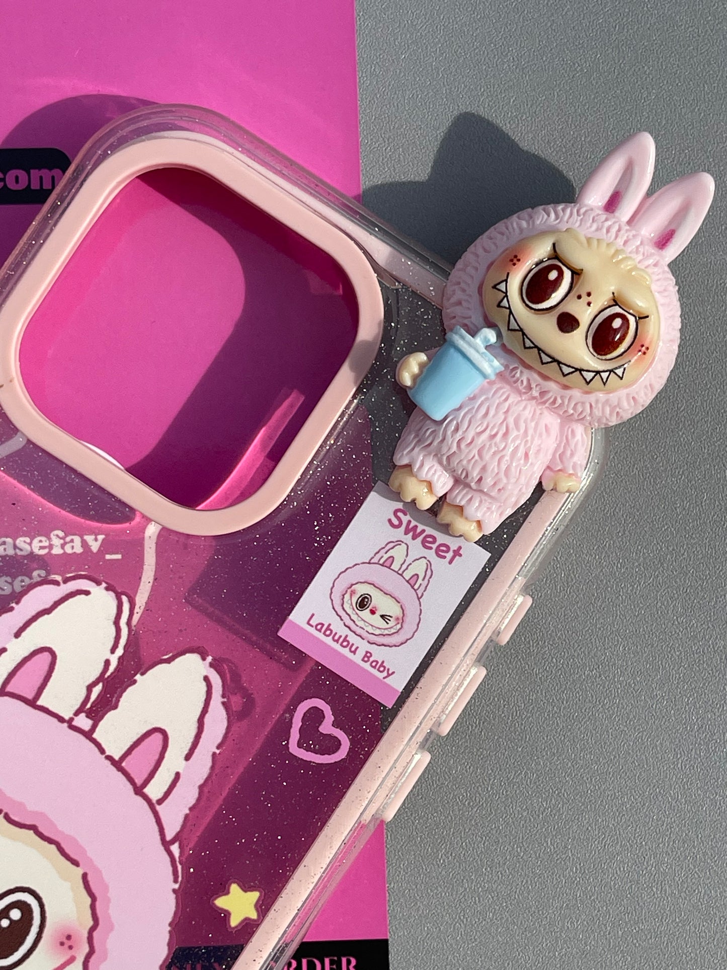 LABUBU Hippers Clear Cute Kawaii Phone Case #0360