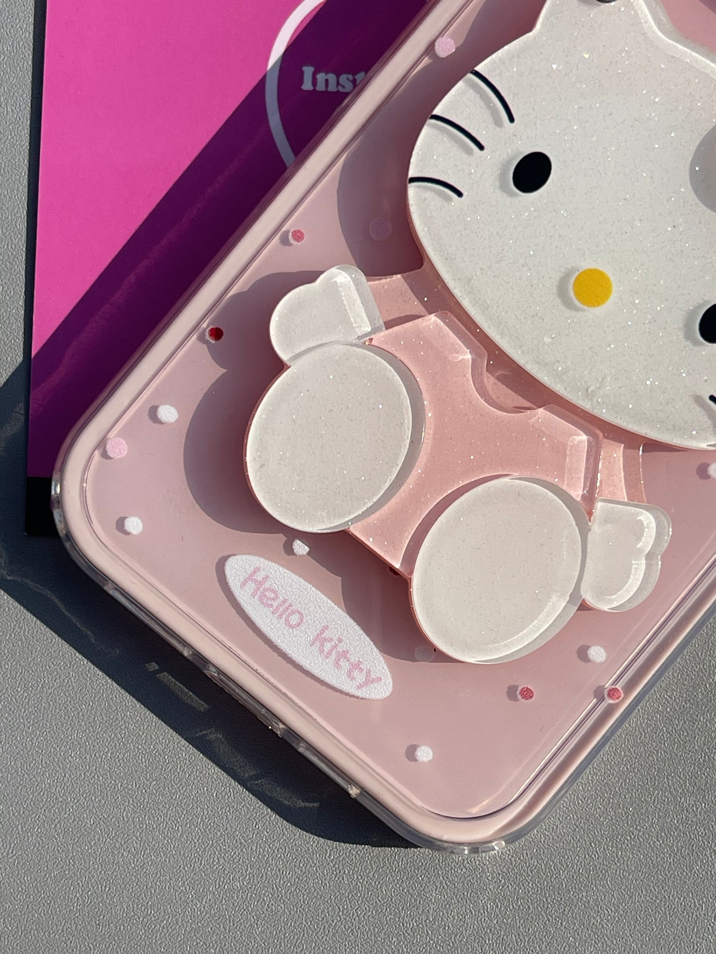 Hellokitty Pink Swivel Mirror Cute Kawaii Phone Case #0373