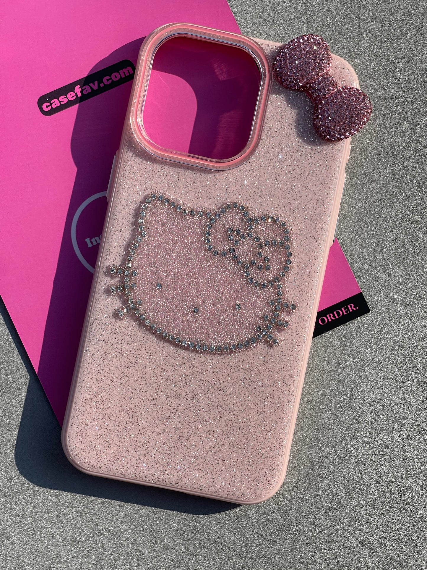 Hellokitty Suede 3D Grainy Cute Kawaii Phone Case #0371
