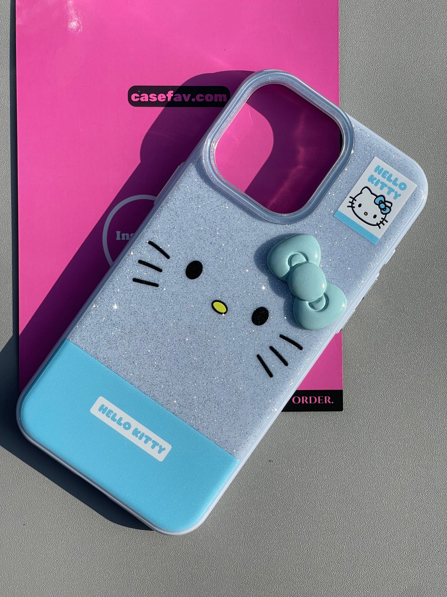 Hellokitty 3D Bow Glitter Cute Kawaii Phone Case #0382