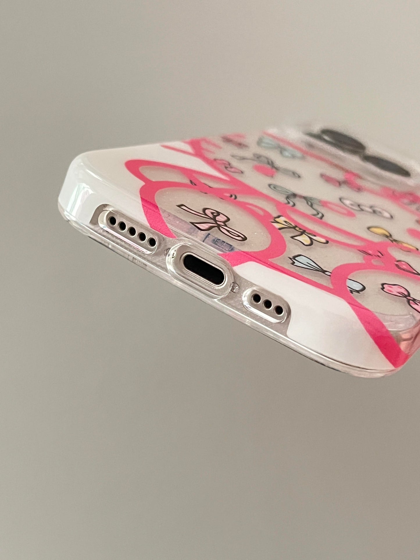 Hellokitty Glitter Clear Cute Kawaii Phone Case #0495