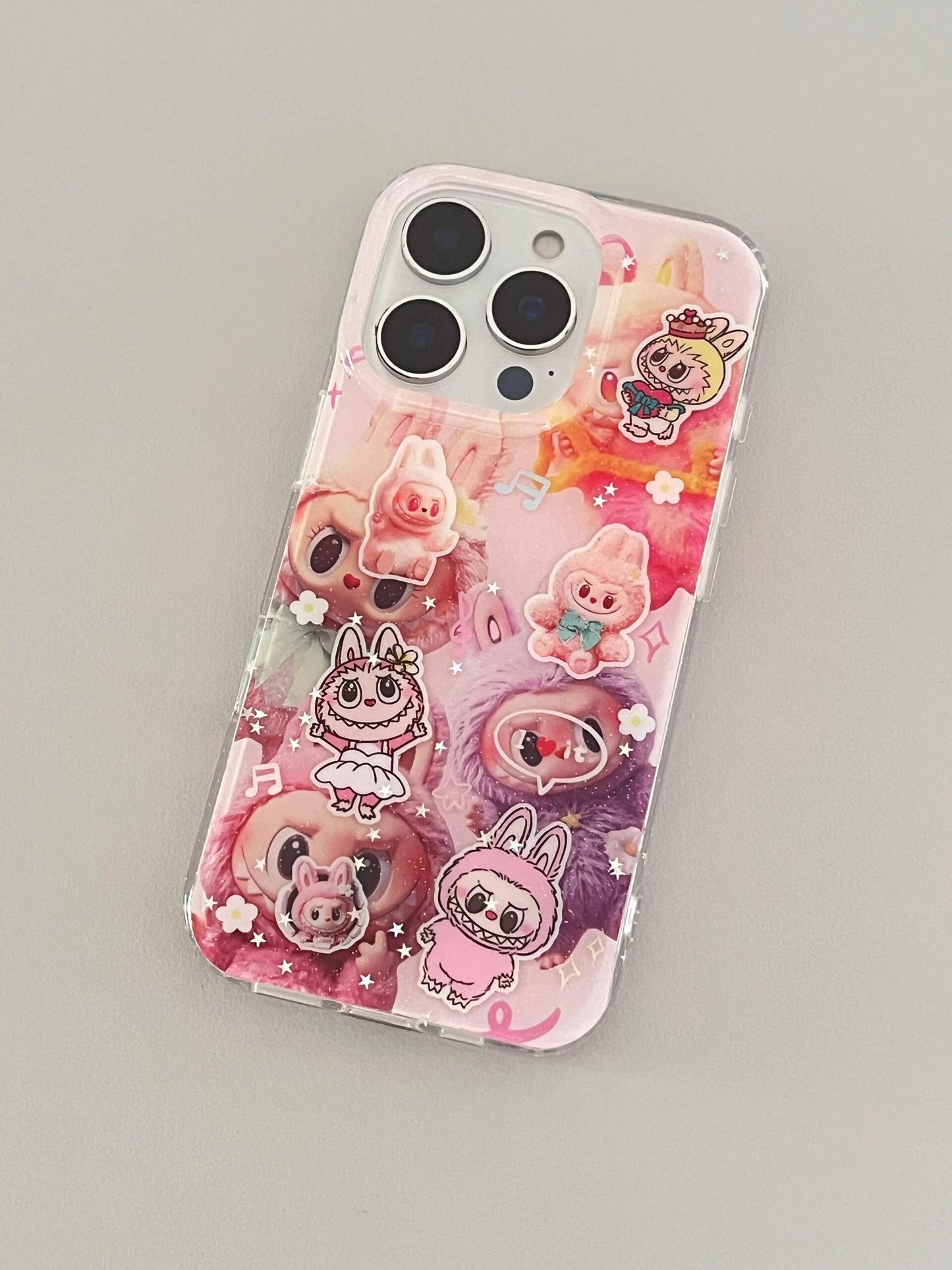 Pink Labubu Cute Kawaii Phone Case #0491
