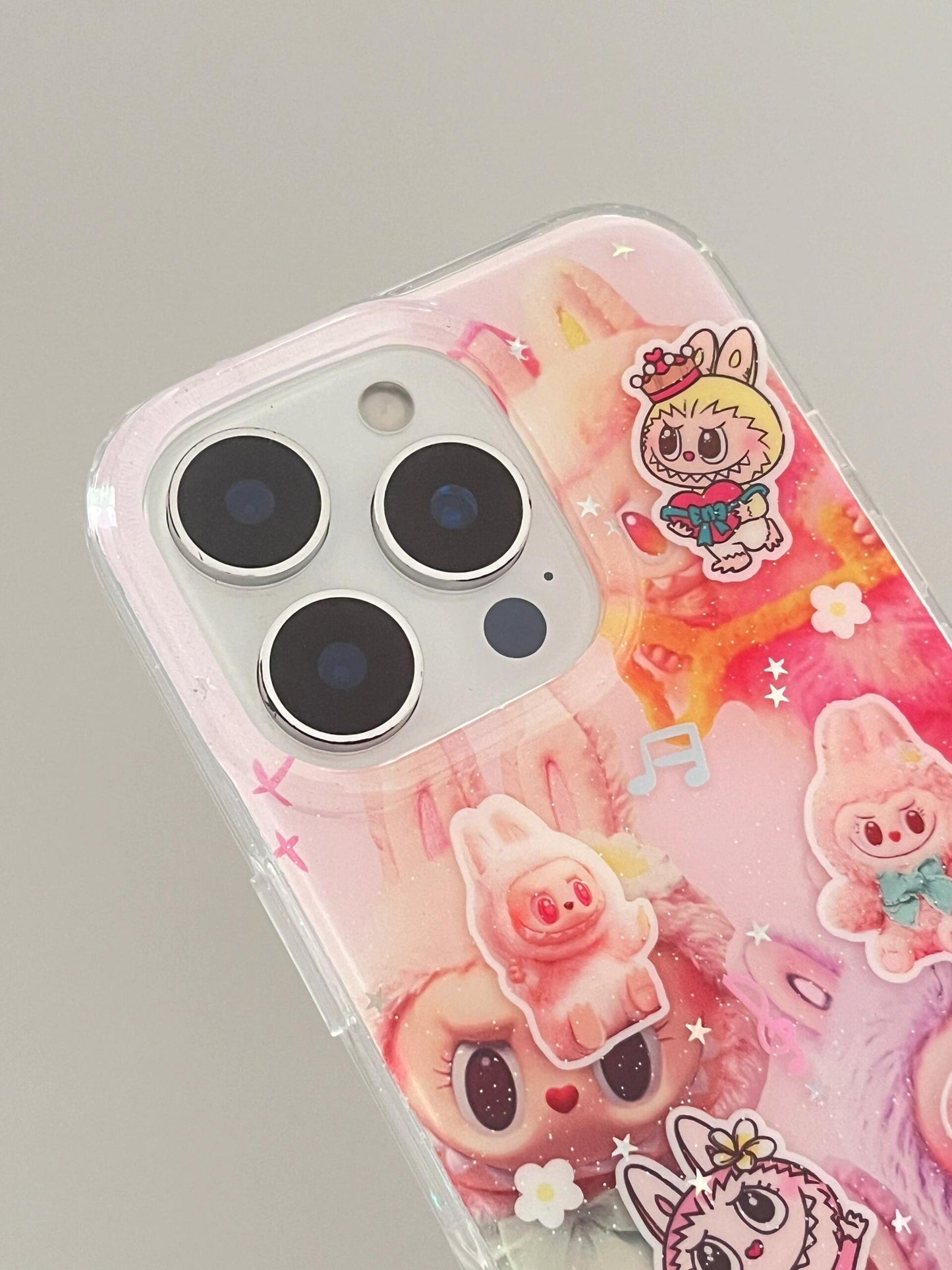 Pink Labubu Cute Kawaii Phone Case #0491