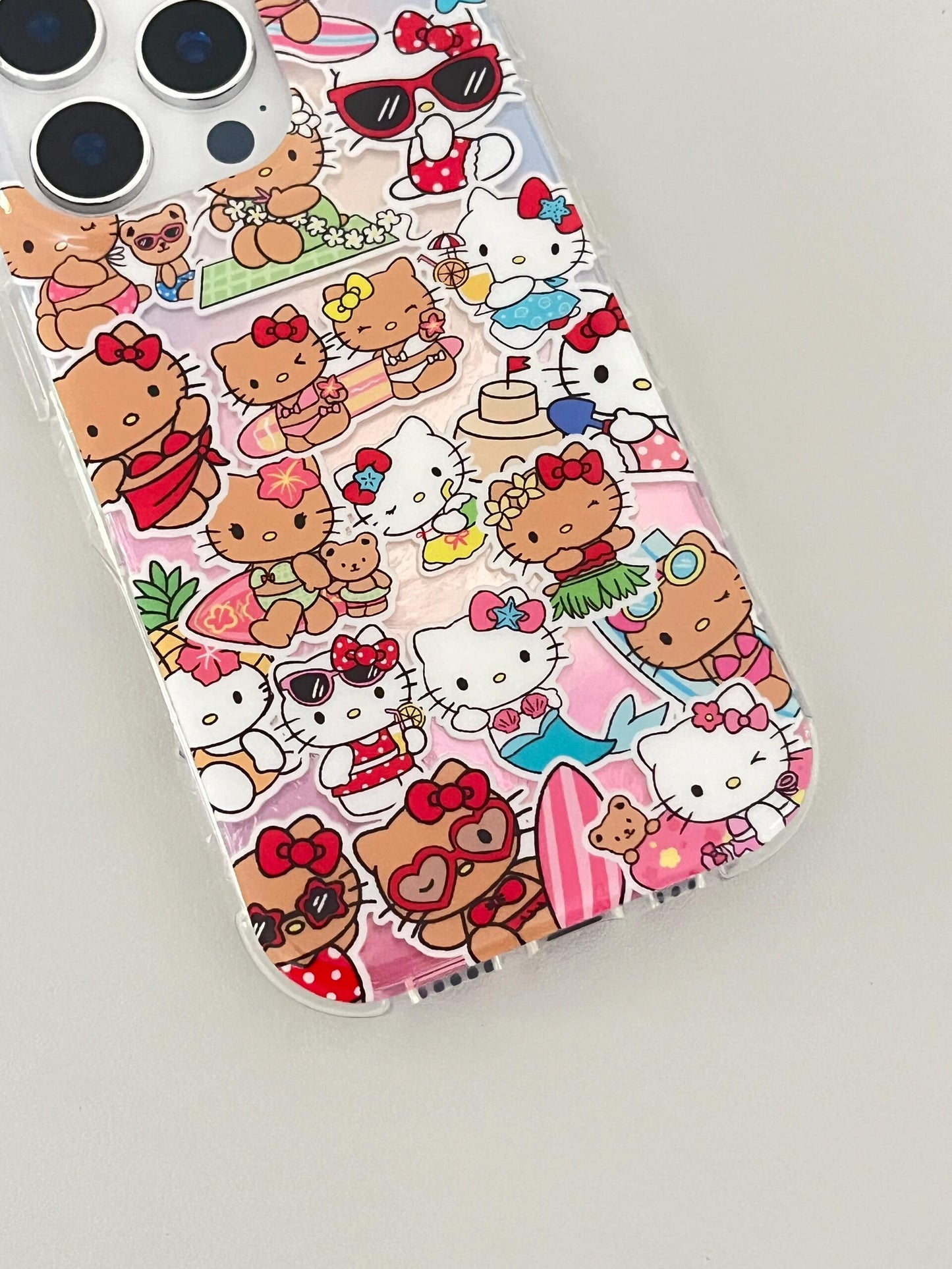 Tan Hellokitty Vacation Cute Kawaii Phone Case #0489