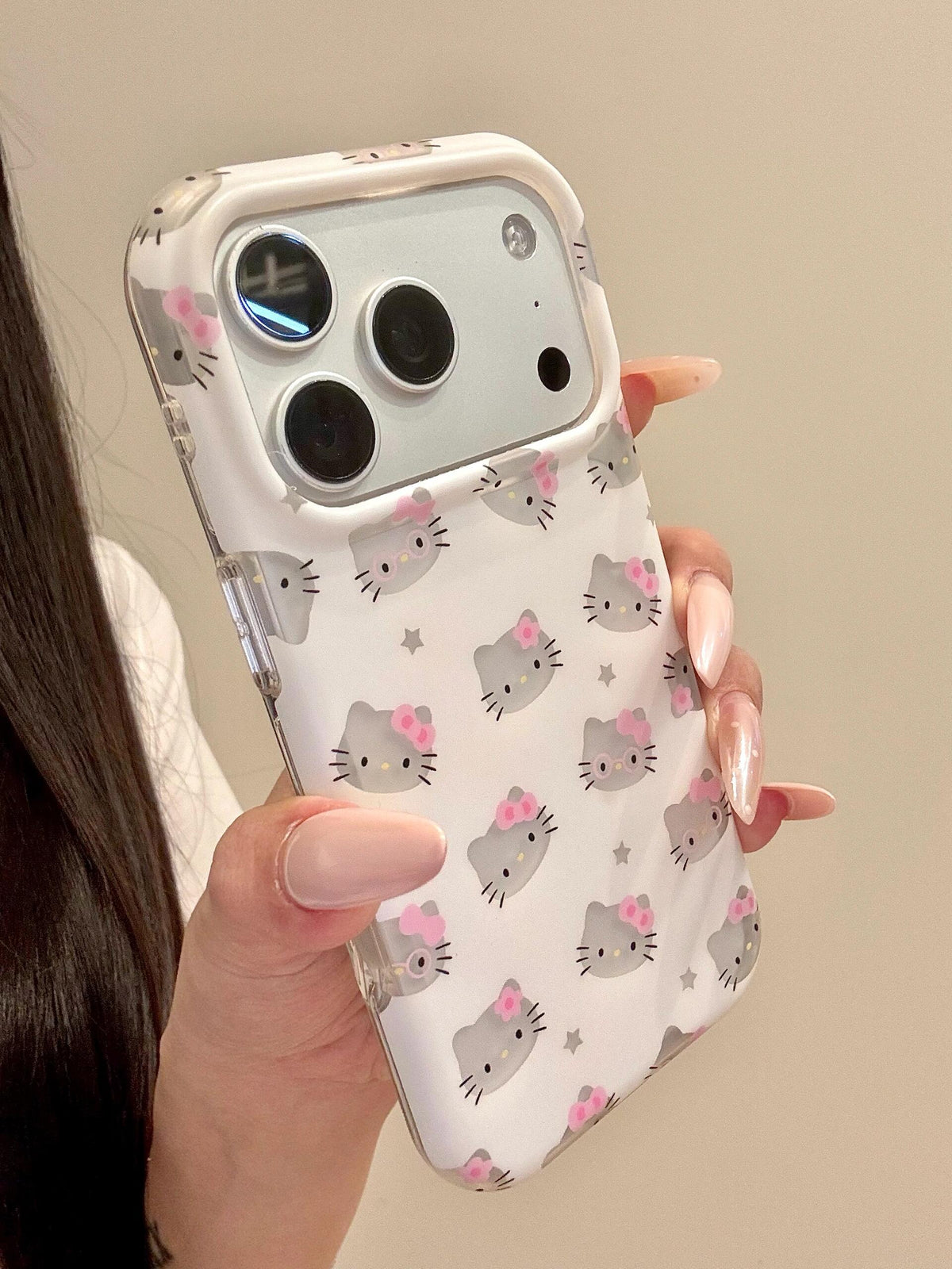 Hello Kitty White Clear Phone Case #701
