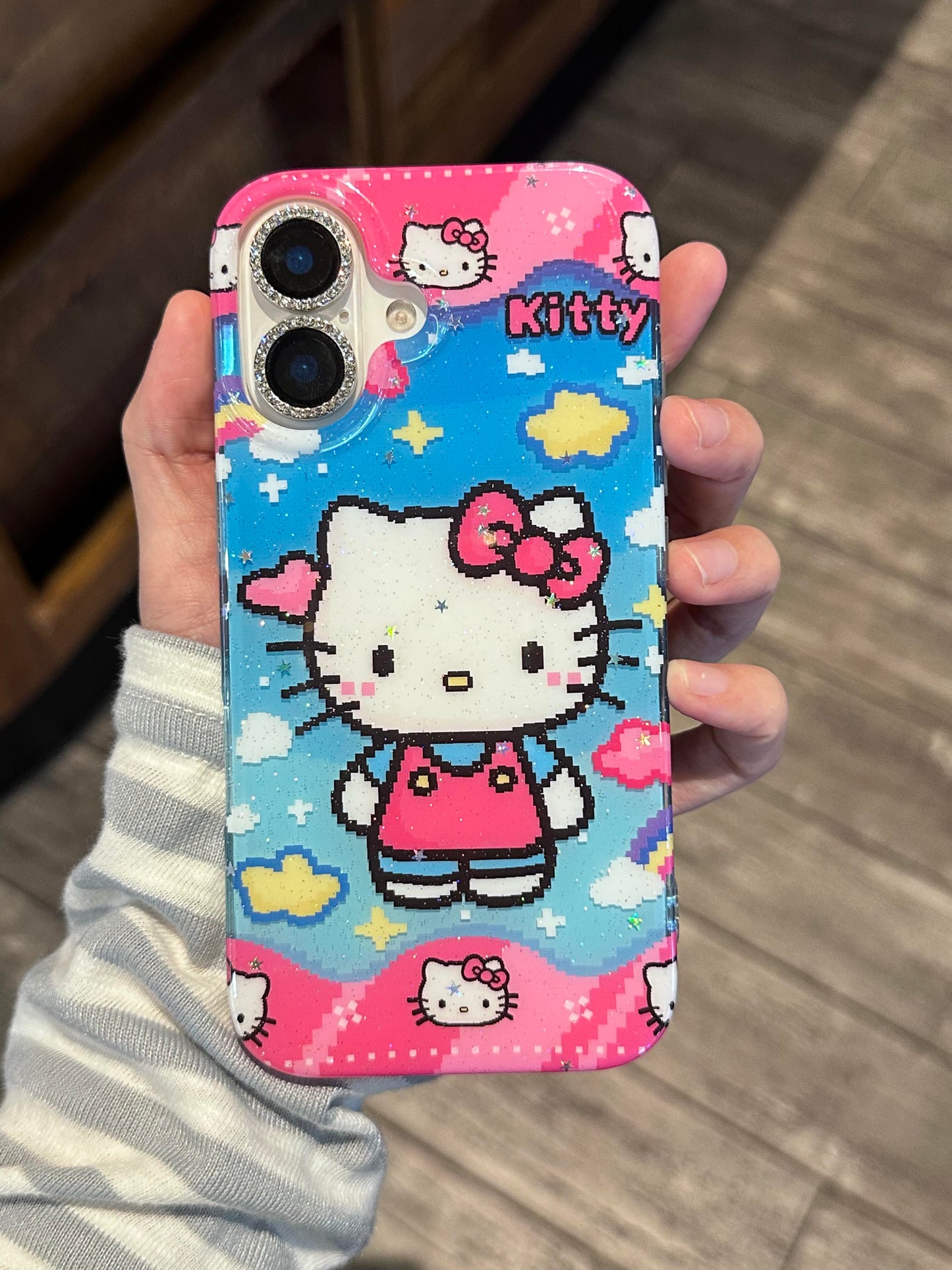 Hellokitty Cartoon Glitter Cute Kawaii Phone Case #0499