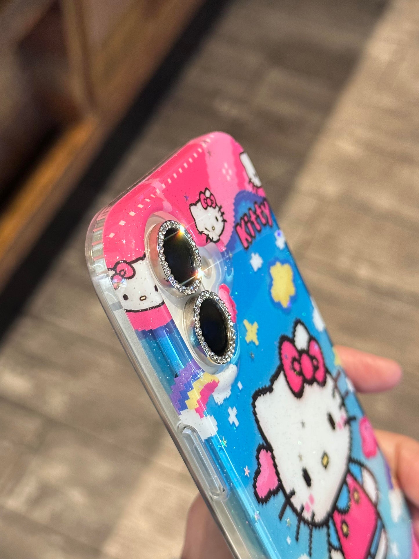 Hellokitty Cartoon Glitter Cute Kawaii Phone Case #0499