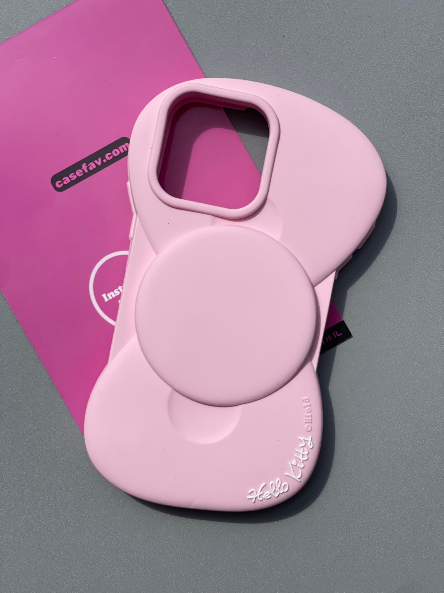 Pink Bowtie Silicone Cute Kawaii Phone Case #0469