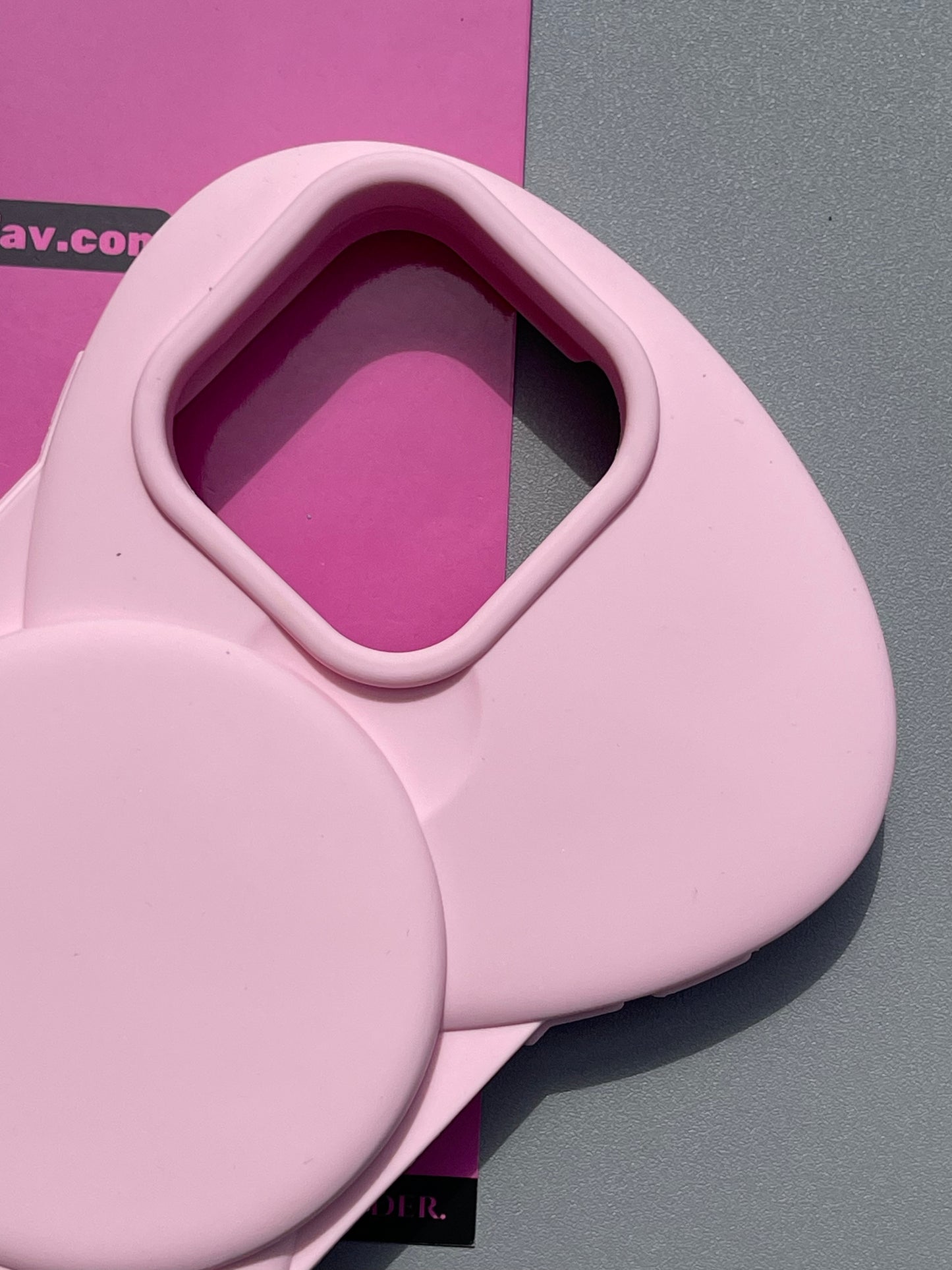 Pink Bowtie Silicone Cute Kawaii Phone Case #0469