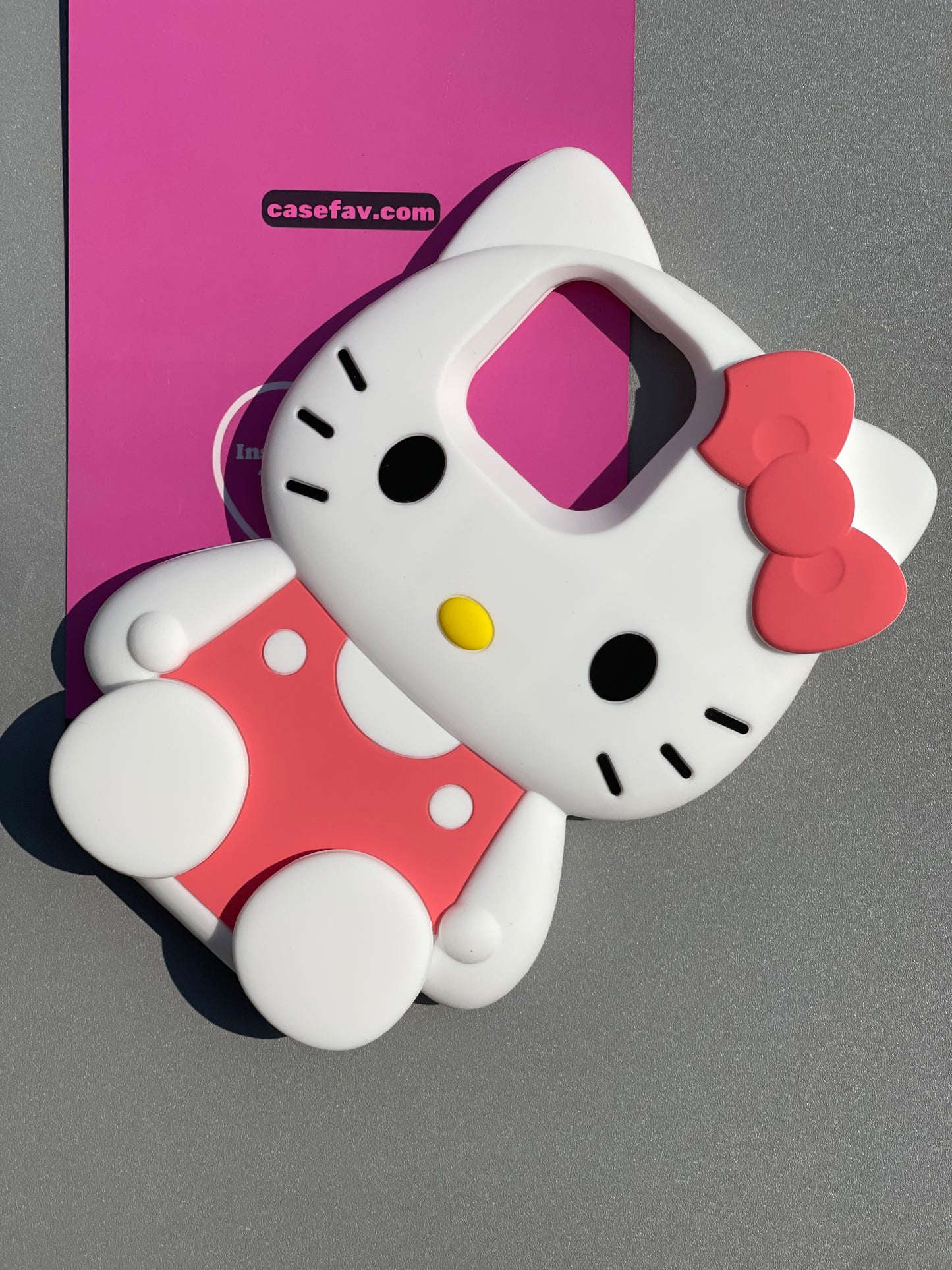 Hellokitty Shape Silicone Cute Kawaii Phone Case #0460