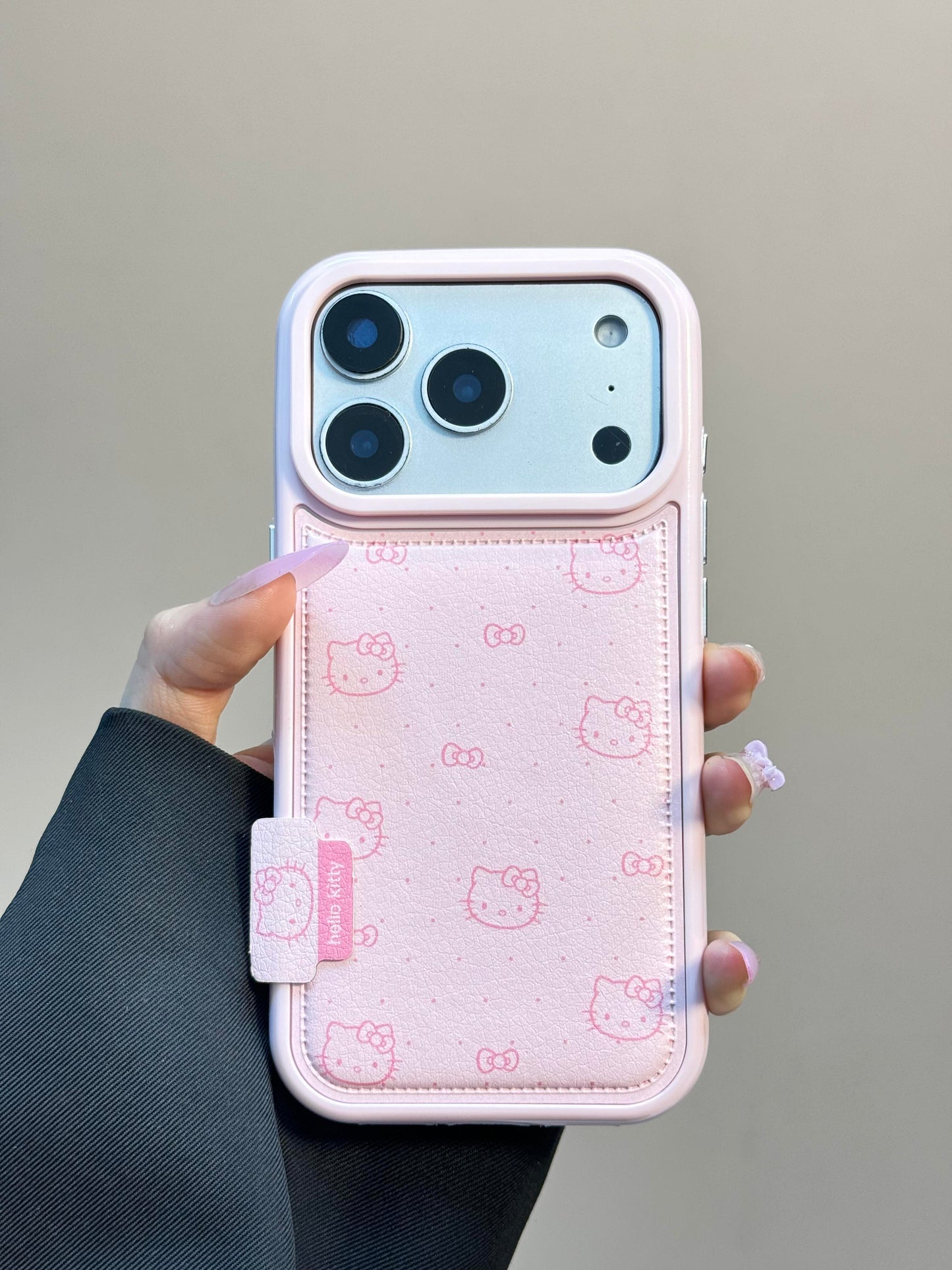 Hellokitty Pink PU Cute Kawaii Phone Case #0550