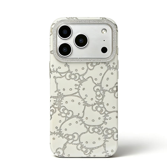 Hellokitty White Glitter Cute Kawaii Phone Case #0547