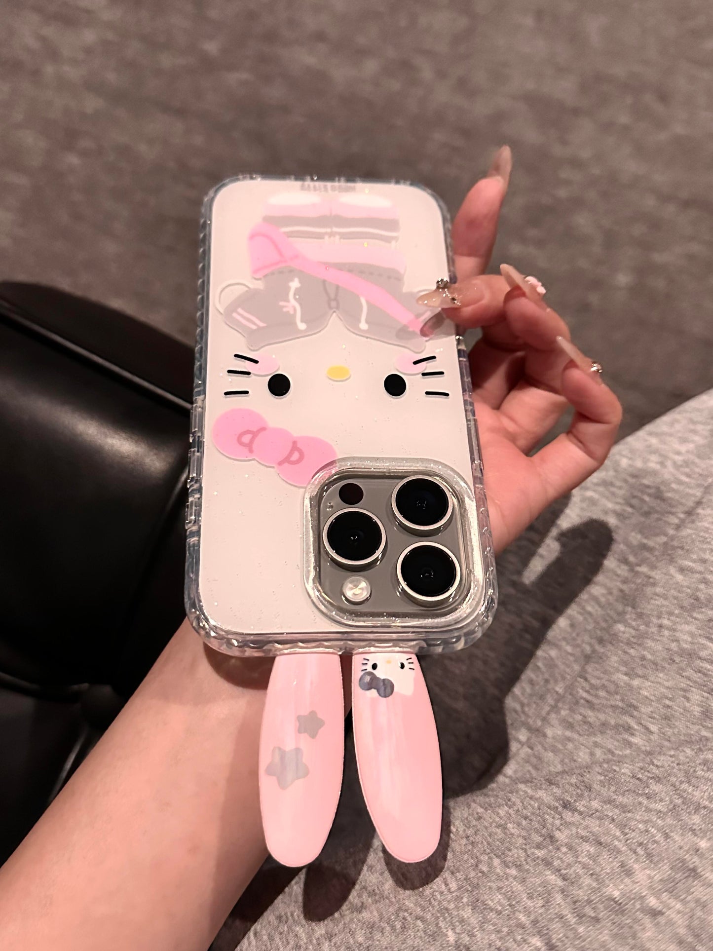 Hellokitty Bunny Ear Hipper Cute Kawaii Phone Case #0519