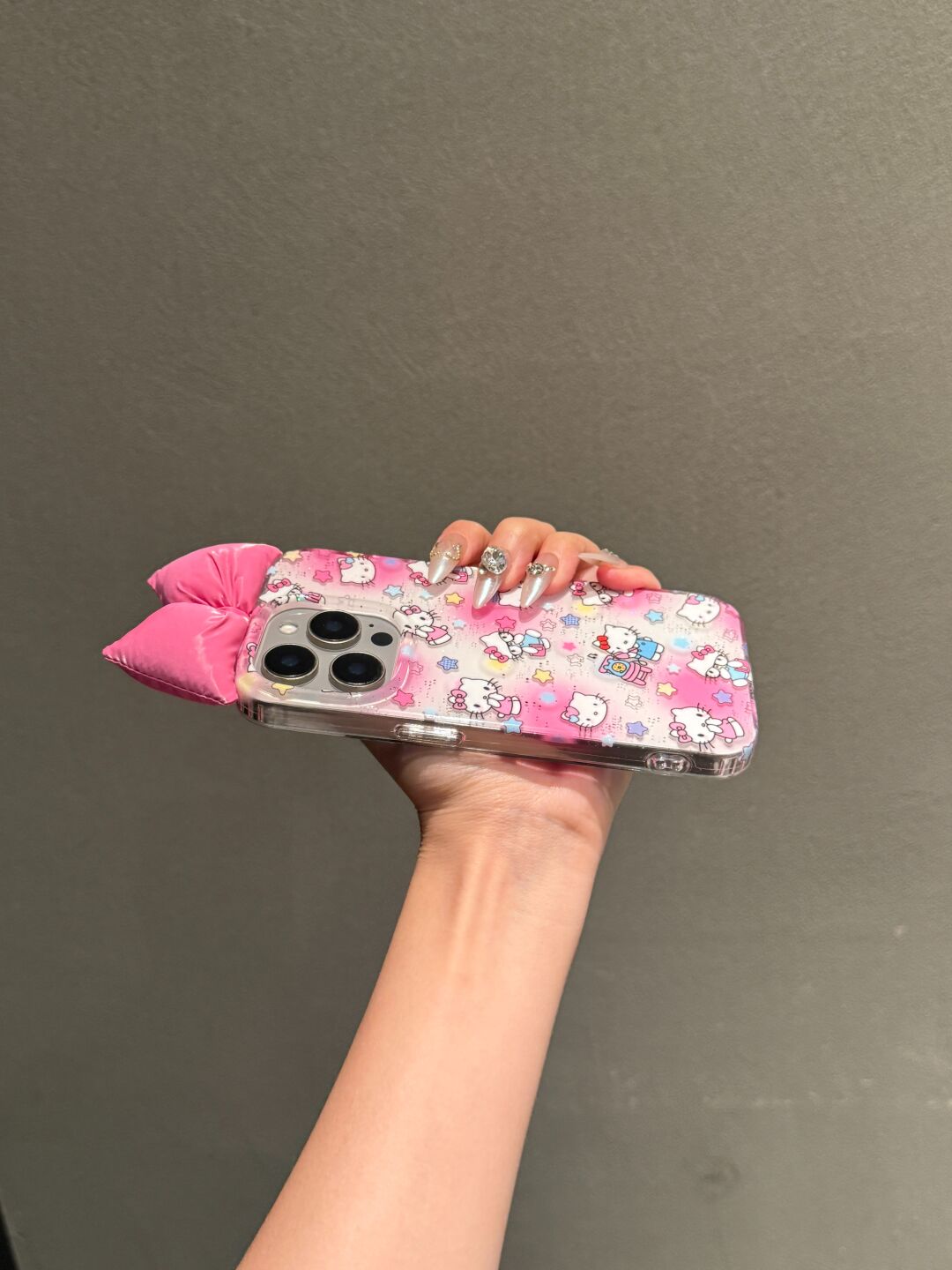 Hellokitty Pink Bow Hipper Cute Kawaii Phone Case #0552