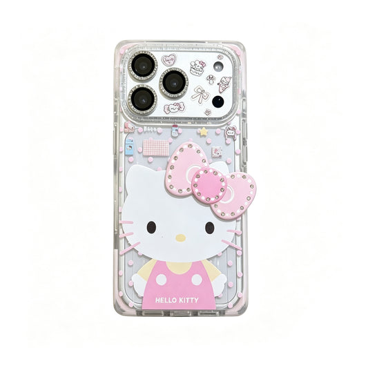Hellokitty Pink Clear Cute Kawaii Phone Case #0594