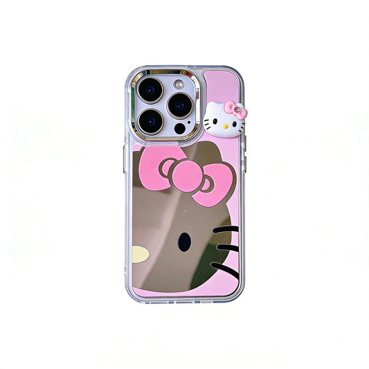 3D Hellokitty Pink Mirror Cute Kawaii Phone Case #0121