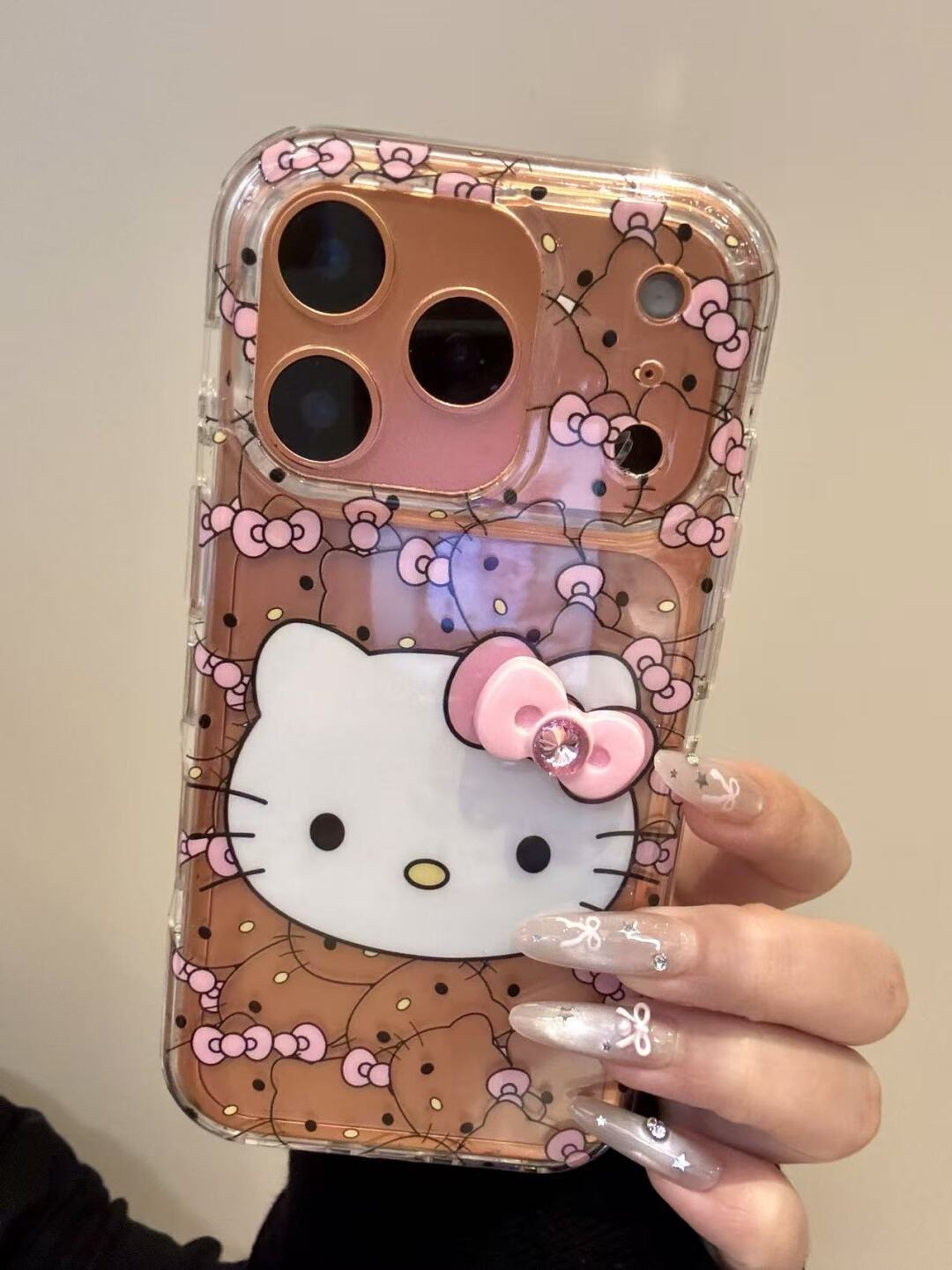Hellokitty Print Clear Cute Kawaii Phone Case #0569