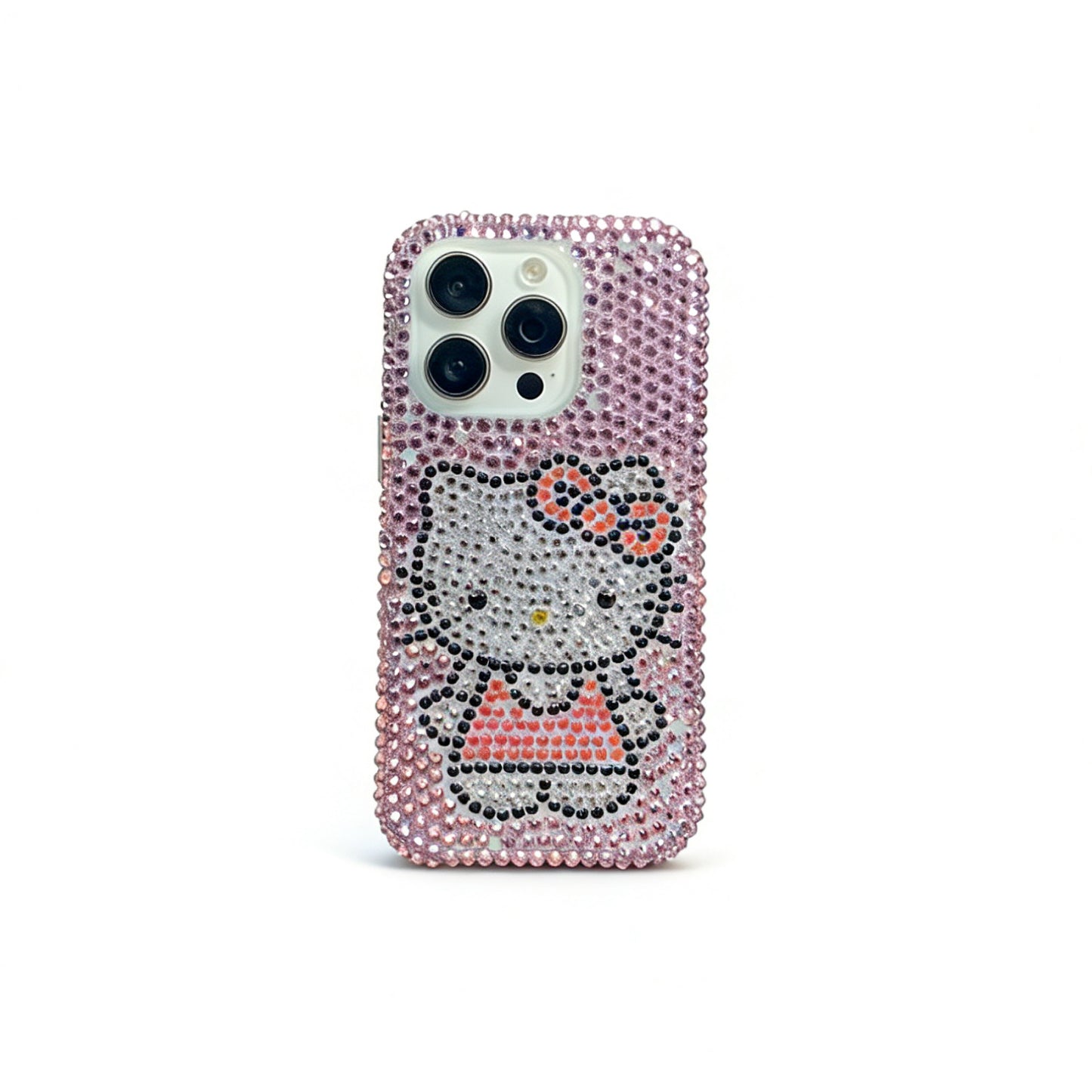 Hellokitty Pink Handmade Rhinestones Cute Kawaii Phone Case #0576