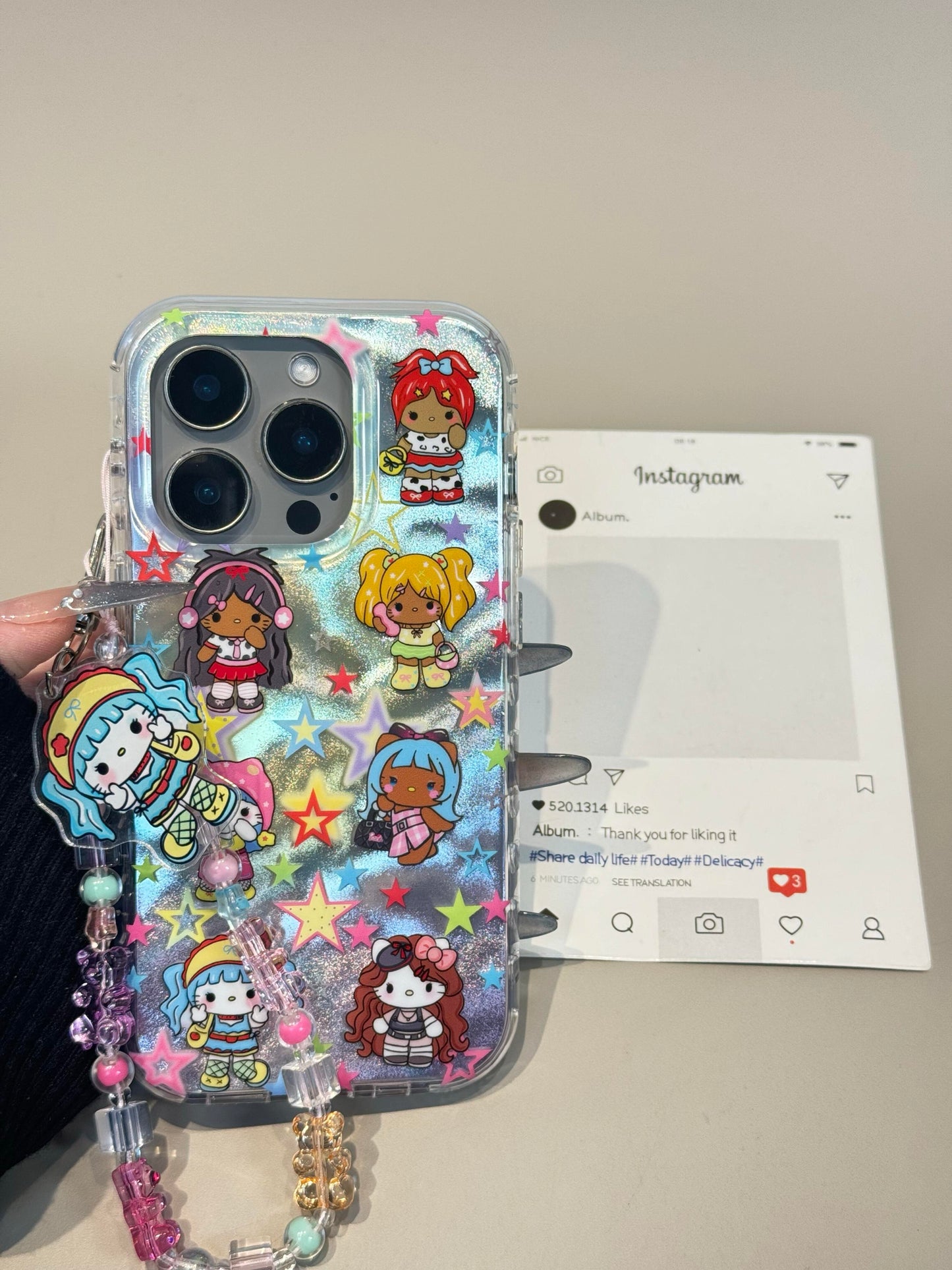 Hellokitty Sparkle Cute Kawaii Phone Case #0538