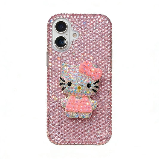 Hellokitty Handmade Diamond Rhinestone Cute Kawaii Phone Case #0354