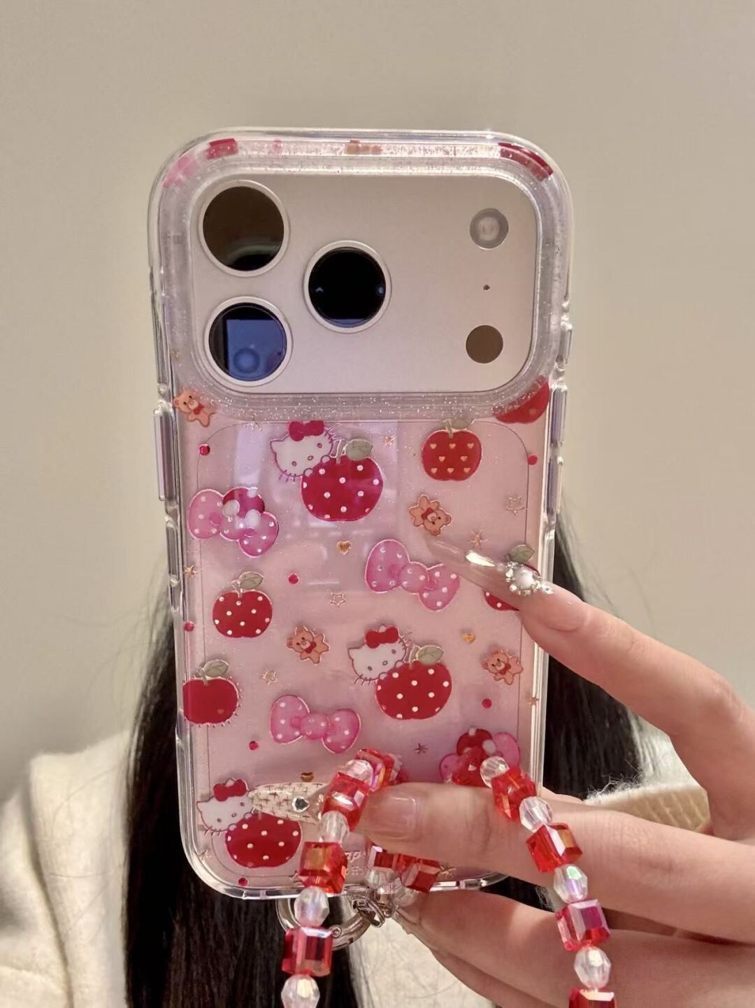 Hello Kitty Strawberry Clear Phone Case #616