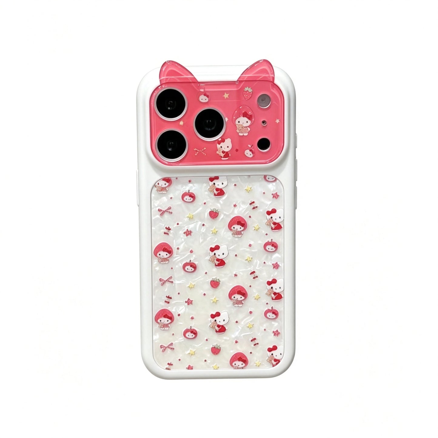 Hello Kitty Strawberry 3D Ear Phone Case #618