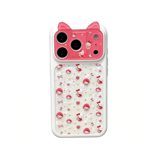 Hello Kitty Strawberry 3D Ear Phone Case #618