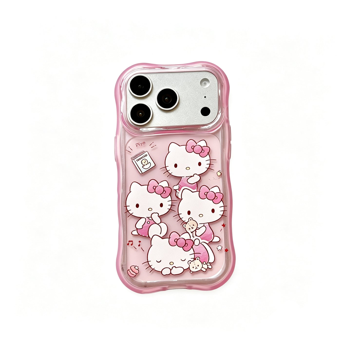 Hellokitt Pink Clear Phone Case Kawaii Phone Case #614
