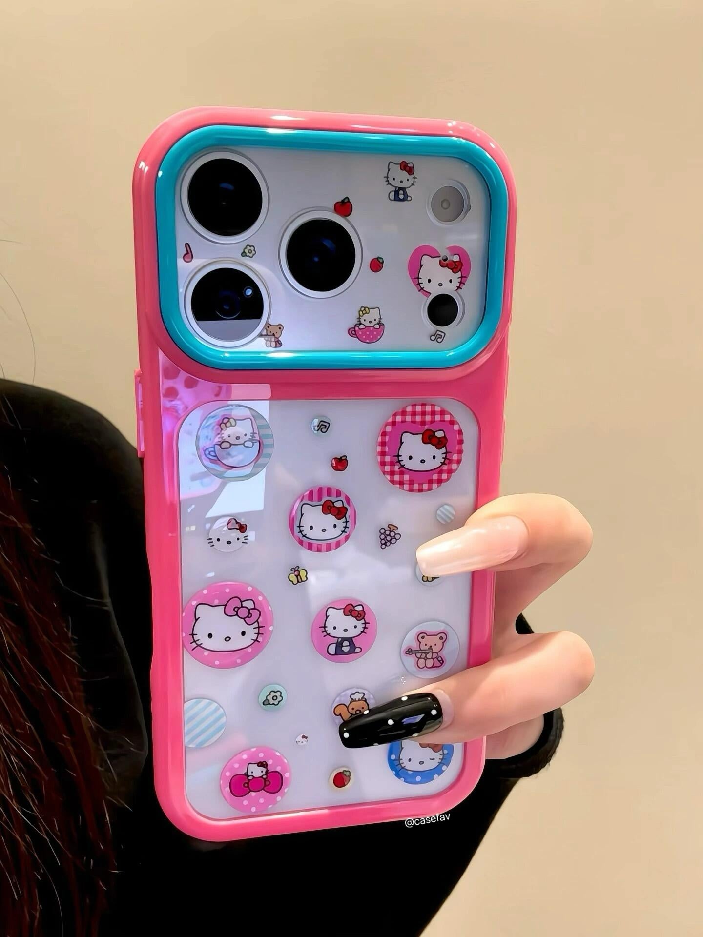 Hello Kitty Clear Phone Case#625