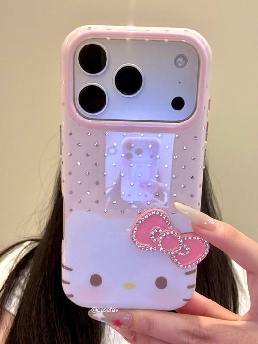 Hello Kitty Light Pink Polka Dots Phone Case#626