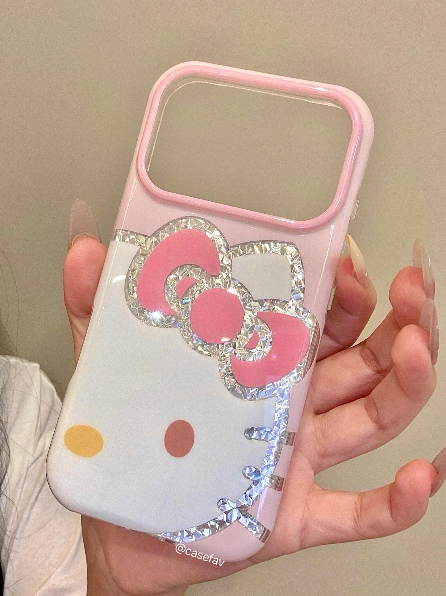 Hello Kitty Glitter Pink Phone Case #631