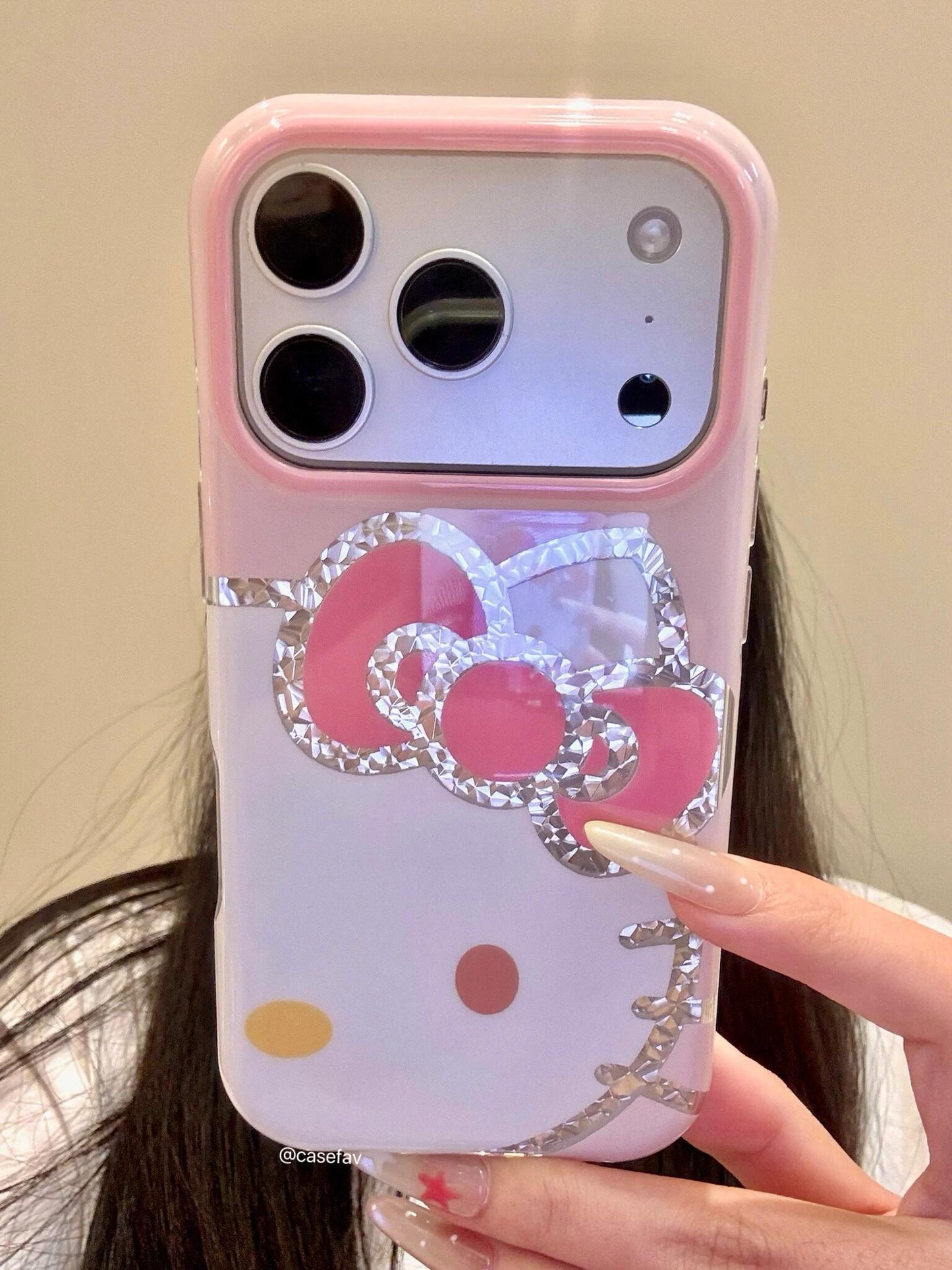 Hello Kitty Glitter Pink Phone Case #631