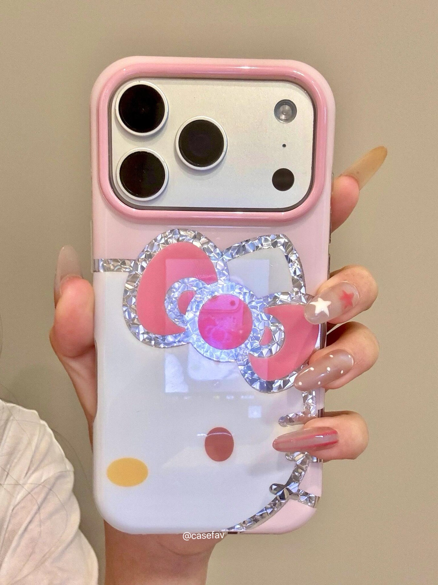Hello Kitty Glitter Pink Phone Case #631