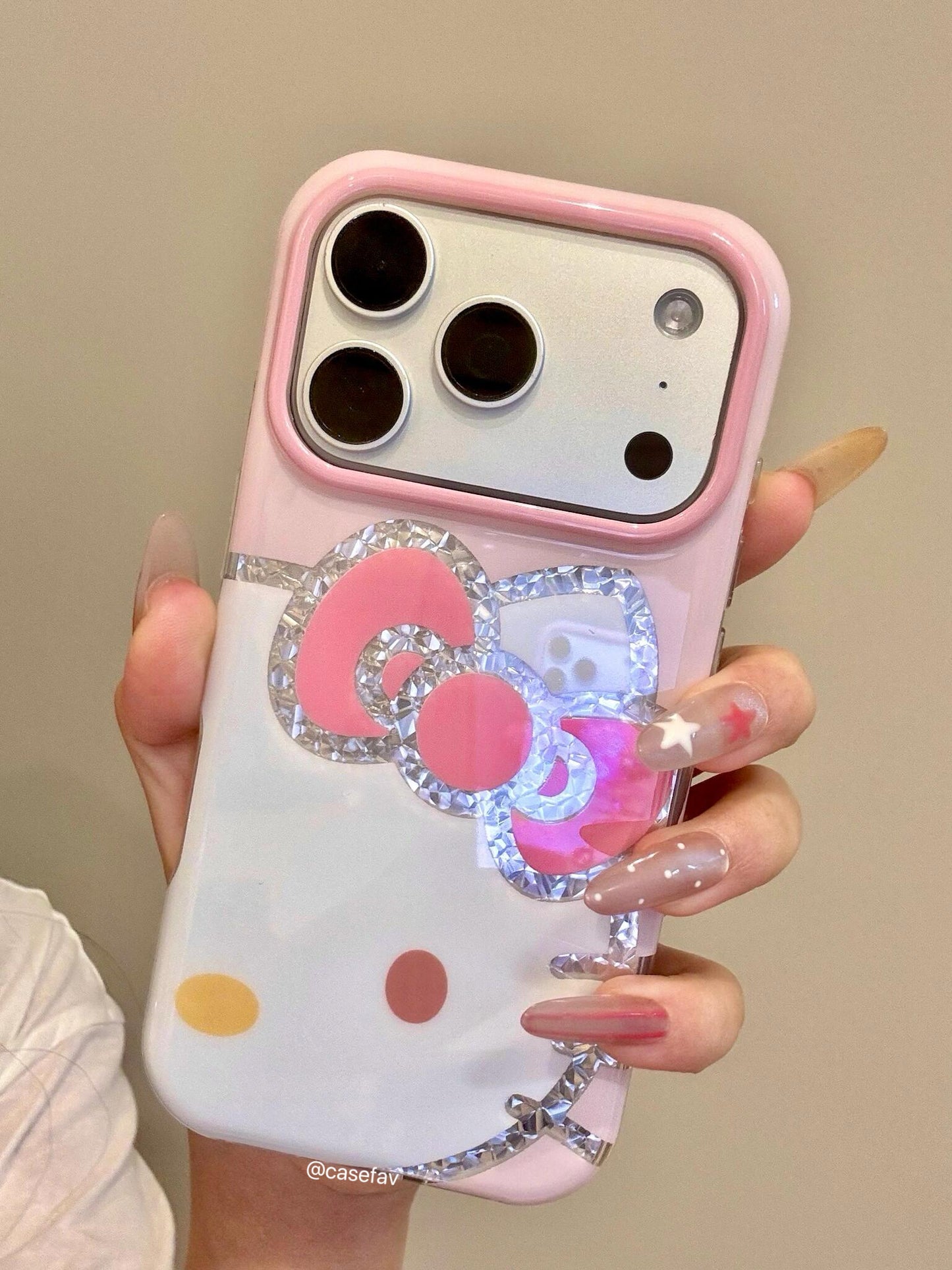 Hello Kitty Glitter Pink Phone Case #631