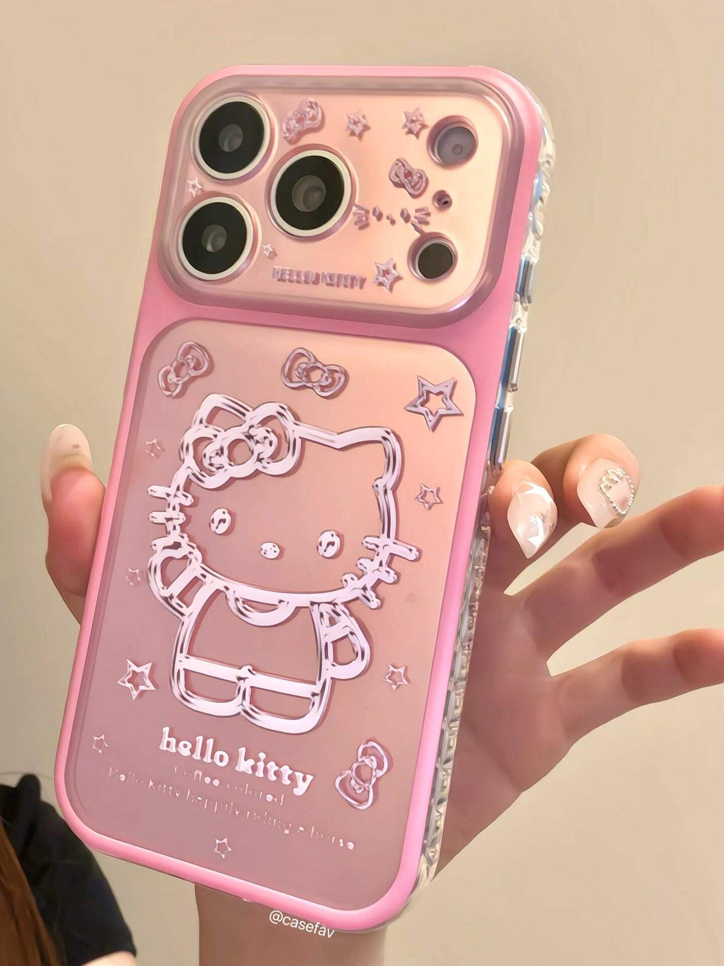 Hello Kitty Pink Laser Phone Case #636
