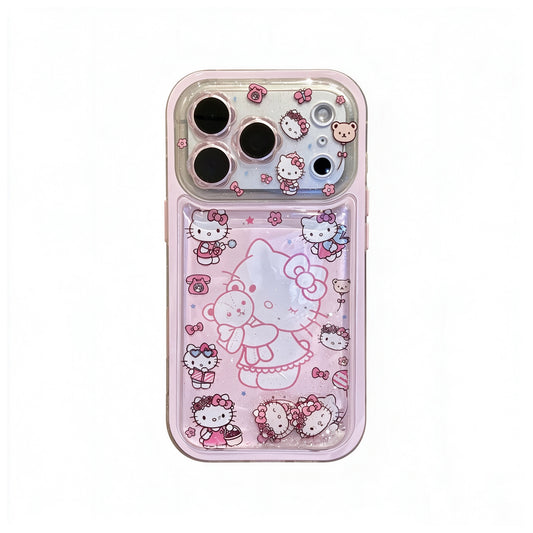 Hello Kitty Pink Quicksand Glitter Phone Case #627