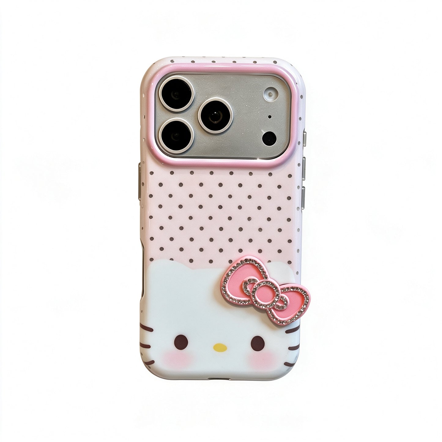 Hello Kitty Light Pink Polka Dots Phone Case#626