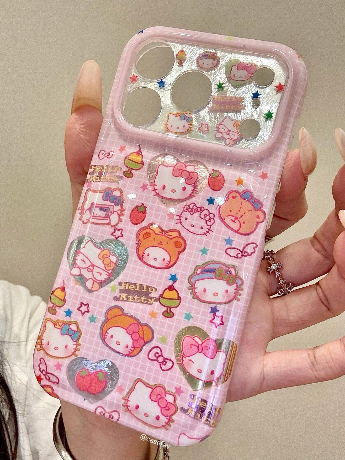 Hello Kitty Bear Pink Phone Case #638
