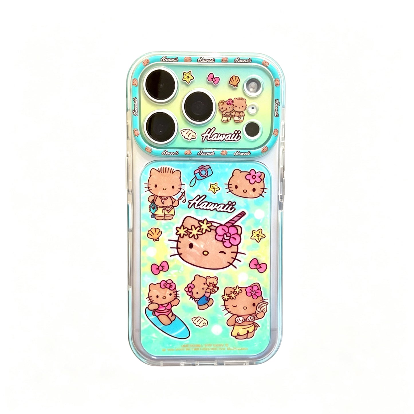 Hello Kitty Hawaiian Green iPhone Case #642