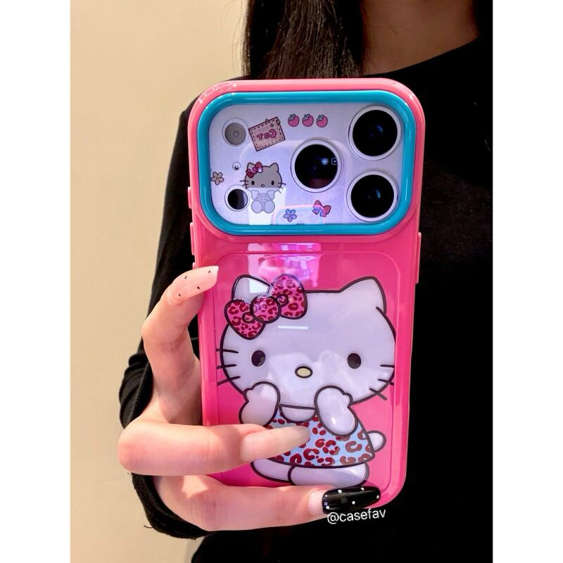 Hello Kitty Pink Leopard Print iPhone Case #646
