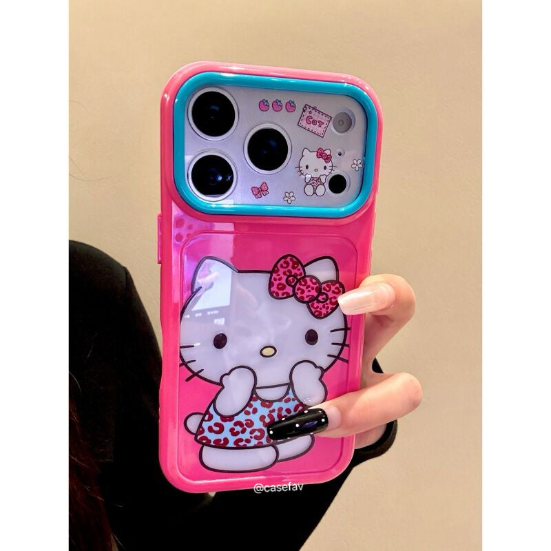 Hello Kitty Pink Leopard Print iPhone Case #646