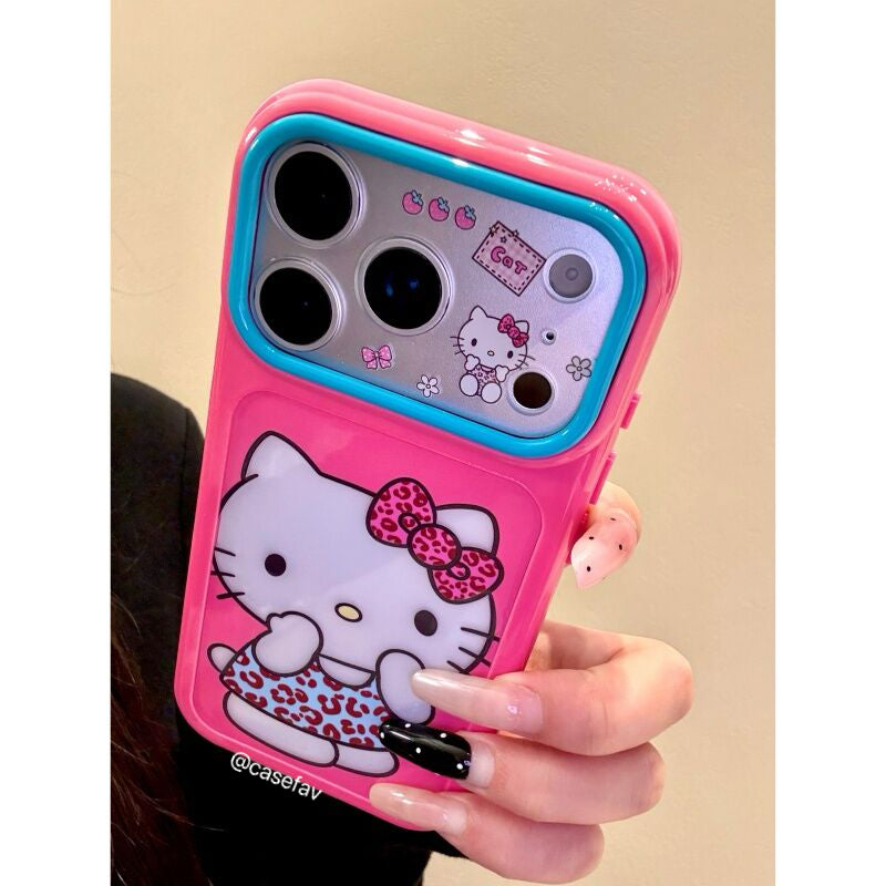 Hello Kitty Pink Leopard Print iPhone Case #646